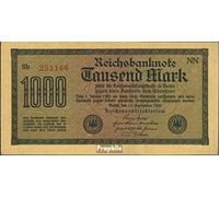 Prophila Collection Banknote German Empire Rosenbg: 75d, watermark Dornen uncirculated 1922 1.000 Mark (money for collectors - no means of payment)