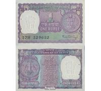 Prophila Collection Banknote India Pick-number: 77, Letter A signature 83 uncirculated 1984 1 Rupee (money for collectors - no means of payment)