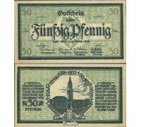 Prophila Collection Banknote Kiel Notgeld the City Kiel uncirculated 1918 50 Pfennig (money for collectors - no means of payment)