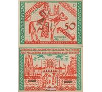 Prophila Collection Banknote Magdeburg Notgeld: 857.1 sham D Notgeldschein City Magdeburg uncirculated 1921 50 Pfennig Magdeburg (money for collectors - no means of payment)