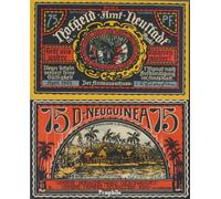 Prophila Collection Banknote Neustadt Notgeld: 961.2 Picture 3 german-Guinea uncirculated 1922 75 Pfennig Neustadt Office (money for collectors - no means of payment)