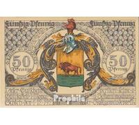 Prophila Collection Banknote Schleiz Notgeld: 1180.1 50 PF Notgeld the City Schleiz uncirculated 1921 50 Pfennig Schleiz (money for collectors - no means of payment)