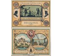 Prophila Collection Banknote Stützerbach Notgeld: 1287.2 2. on the Hunting Notgeld Community Stüzerbach uncirculated 1921 50 Pfenning Stüzerbach (money for collectors - no means of payment)