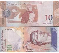 Prophila Collection Banknote venezuela Pick-number: 90c uncirculated 2011 10 Bolivares (money for collectors - no means of payment) Birds