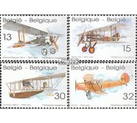 Prophila Collection Belgium 2594-2597 (complete.issue.) unmounted mint/never hinged ** MNH 1994 Aircraft (Stamps for collectors) Airplanes/Balloons/Zeppelins/Aviation