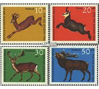 Prophila Collection Berlin (West) 291-294 (complete.issue) unmounted mint/never hinged ** MNH 1966 Youth brands (Stamps for collectors) Other mammals (monkeys/dinosaurs/elephants ...)