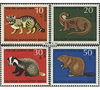 Prophila Collection Berlin (West) 316-319 (complete.issue.) unmounted mint/never hinged ** MNH 1968 Youth brands - Animals (Stamps for collectors) Other mammals (monkeys/dinosaurs/elephants ...)