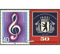 Prophila Collection Berlin (West) 522,523 (complete.issue.) unmounted mint/never hinged ** MNH 1976 choir festival, Fire (Stamps for collectors) Fire Brigade/Police
