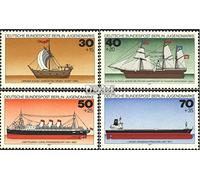 Prophila Collection Berlin (West) 544-547 (complete.issue) unmounted mint/never hinged ** MNH 1977 Youth brands Vessels (Stamps for collectors) Seafaring/ships