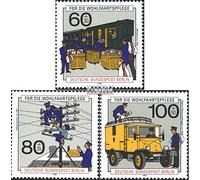 Prophila Collection Berlin (West) 876-878 (complete.issue) unmounted mint/never hinged ** MNH 1990 Welfare (Stamps for collectors) Trains/railway/funicular