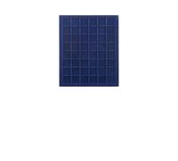 Prophila Collection blue velour insole for coin box, 48 angular compartments for coins up to 30 mm (1 Oz. Canada/Maple Leaf Gold)