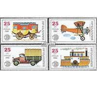 Prophila Collection Bulgaria 3724A-3727A (complete.issue.) unmounted mint/never hinged ** MNH 1988 History of postal traffic (Stamps for collectors) Cars/road traffic