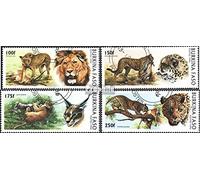 Prophila Collection Burkina Faso 1437-1440 (complete.issue.) unmounted mint/never hinged ** MNH 1996 Big Cats (Stamps for collectors) Cats/big cats (lions/tigers/leopards ...)