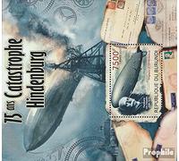 Prophila Collection Burundi block211 (complete.issue.) unmounted mint/never hinged ** MNH 2012 disaster Zeppelin airship 129 Hindenburg (Stamps for collectors) Airplanes/Balloons/Zeppelins/Aviation