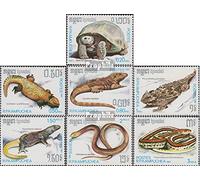Prophila Collection Cambodia 883-889 (complete.issue.) unmounted mint/never hinged ** MNH 1987 Reptiles (Stamps for collectors) Amphibians/reptiles/dinosaurs