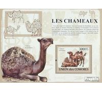 Prophila Collection Comoros miniature sheet 476 (complete. issue.) unmounted mint/never hinged ** MNH 2009 Camels (Stamps for collectors) Other mammals (monkeys/dinosaurs/elephants ...)