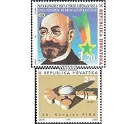Prophila Collection Croatia 418,419 (complete.issue.) unmounted mint/never hinged ** MNH 1997 Esperanto, rugby (Stamps for collectors)