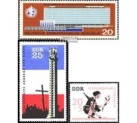 Prophila Collection DDR 1178,1206,1220 (complete.issue.) unmounted mint/never hinged ** MNH 1966 WHO, Memorial, Vietnam (Stamps for collectors) Health