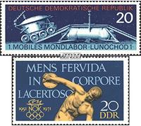Prophila Collection DDR 1659,1660 (complete.Expenditure) unmounted mint/never hinged ** MNH 1971 special stamps (Stamps for collectors) Space