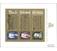 Prophila Collection DDR block81 (complete.issue) unmounted mint/never hinged ** MNH 1985 Composers (Stamps for collectors) music/dance