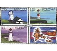 Prophila Collection Denmark - Faroe Islands 121-124 (complete.issue.) unmounted mint/never hinged ** MNH 1985 Lighthouses (Stamps for collectors) Lighthouses