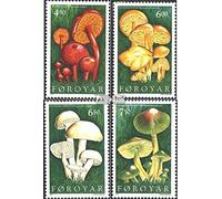 Prophila Collection Denmark - Faroe Islands 311-314 (complete.issue.) unmounted mint/never hinged ** MNH 1997 Locals Mushrooms (Stamps for collectors) plants/mushrooms