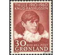 Prophila Collection Denmark - Greenland 45 (complete.issue.) Volume 1960 completeett unmounted mint/never hinged ** MNH 1960 Knut Rasmussen (Stamps for collectors)