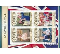 Prophila Collection Djibouti 1388-1391 Sheetlet (complete. issue.) unmounted mint/never hinged ** MNH 2016 Royal Family (Stamps for collectors) British royal family (Diana, Charles, Elisabeth ..)