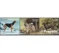 Prophila Collection Finland - Aland 410-412 triple strip (complete.issue.) unmounted mint/never hinged ** MNH 2015 Hounds (Stamps for collectors) Dogs/wolves/hyenas