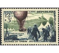 Prophila Collection France 1043 (complete.issue.) unmounted mint/never hinged ** MNH 1955 Day the stamp - Ballonaufstieg (Stamps for collectors) Airplanes/Balloons/Zeppelins/Aviation