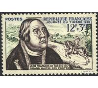 Prophila Collection France 1082 (complete.issue.) unmounted mint/never hinged ** MNH 1956 Day the stamp (Stamps for collectors)