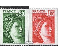 Prophila Collection France 2057y C-2058y C (complete.issue.) unmounted mint/never hinged ** MNH 1977 Sabines (Stamps for collectors)