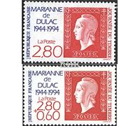 Prophila Collection France 3010C-3011C (complete.issue.) unmounted mint/never hinged ** MNH 1994 Day the Stamp (Stamps for collectors) Stamp on stamp