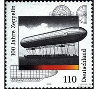 Prophila Collection FRD (FR.Germany) 2128 (complete.issue.) unmounted mint/never hinged ** MNH 2000 Zeppelin-Airships (Stamps for collectors) Airplanes/Balloons/Zeppelins/Aviation