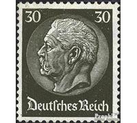 Prophila Collection German Empire 490 with rare watermark Waffles with hinge 1933 Hindenburg (Stamps for collectors)