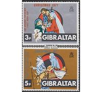 Prophila Collection Gibraltar 284-285 (complete.issue.) unmounted mint/never hinged ** MNH 1971 christmas (Stamps for collectors) Christmas
