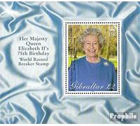 Prophila Collection Gibraltar block45 (complete.issue.) unmounted mint/never hinged ** MNH 2001 Birthday (Stamps for collectors) British royal family (Diana, Charles, Elisabeth ..)