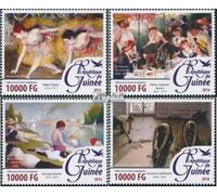 Prophila Collection Guinea 11721-11724 (complete. issue) unmounted mint/never hinged ** MNH 2016 Impressionists (Stamps for collectors) painting