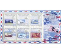 Prophila Collection Guinea 7016-7021 Sheetlet (complete. issue) unmounted mint/never hinged ** MNH 2009 Concorde on Stamps (Stamps for collectors) Airplanes/Balloons/Zeppelins/Aviation