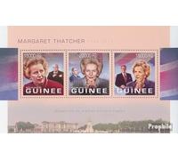 Prophila Collection Guinea 9930-9932 Sheetlet (complete. issue) unmounted mint/never hinged ** MNH 2013 Margaret Thatcher (Stamps for collectors)