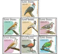 Prophila Collection Guinea-Bissau 1018-1024 (complete.issue.) unmounted mint/never hinged ** MNH 1989 Pigeons (Stamps for collectors) Birds