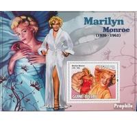 Prophila Collection Guinea-Bissau miniature sheet 740 (complete. issue) unmounted mint/never hinged ** MNH 2010 Marilyn Monroe (1926-1962) (Stamps for collectors) Celebrities/Film/Theater/Radio