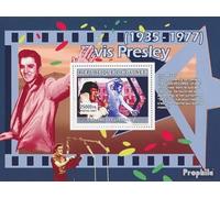 Prophila Collection Guinea miniature sheet 1300 (complete. issue) unmounted mint/never hinged ** MNH 2007 Elvis begins Careers (Stamps for collectors) music/dance