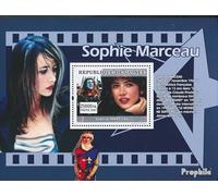 Prophila Collection Guinea miniature sheet 1330 (complete. issue) unmounted mint/never hinged ** MNH 2007 Sophie Marceau (Stamps for collectors) Celebrities/Film/Theater/Radio