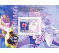 Prophila Collection Guinea miniature sheet 1766 (complete. issue) unmounted mint/never hinged ** MNH 2009 Orchids on Stamps (Stamps for collectors) plants/mushrooms