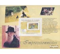 Prophila Collection Guinea miniature sheet 1771 (complete. issue) unmounted mint/never hinged ** MNH 2009 Impressionists-Paintings on Briefma (Stamps for collectors) painting