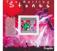 Prophila Collection Guinea miniature sheet 1814 (complete. issue) unmounted mint/never hinged ** MNH 2010 The Rolling Stones (Stamps for collectors) music/dance
