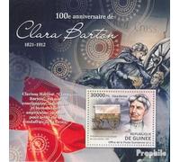 Prophila Collection Guinea miniature sheet 2096 (complete. issue) unmounted mint/never hinged ** MNH 2012 Clara Barton/Red Cross (Stamps for collectors) Red Cross