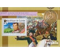 Prophila Collection Guinea miniature sheet 2513 (complete. issue) unmounted mint/never hinged ** MNH 2015 the Battle of waterloo (Stamps for collectors) Military/Knight