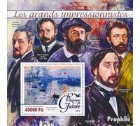 Prophila Collection Guinea miniature sheet 2640 (complete. issue) unmounted mint/never hinged ** MNH 2016 Impressionists (Stamps for collectors) painting